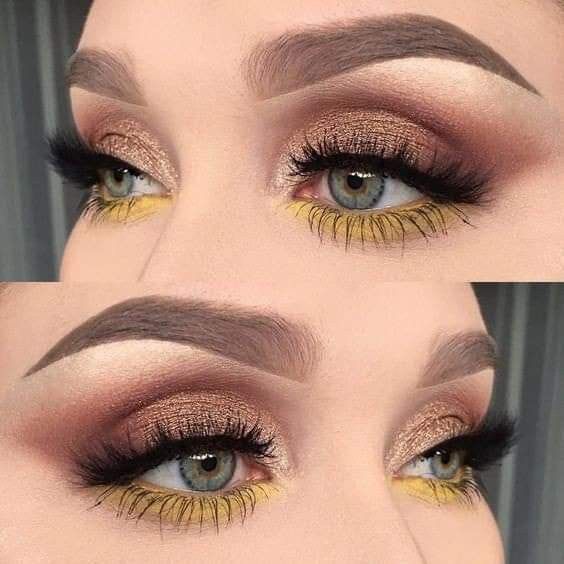 Mascara makes your eyes shine