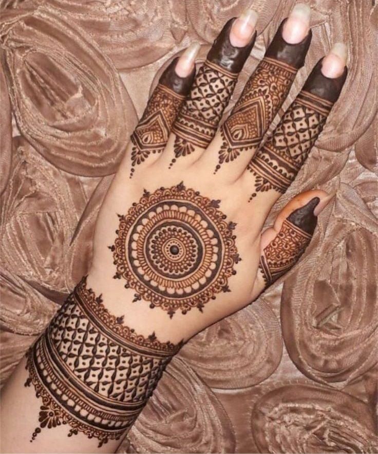 Fingertips glow