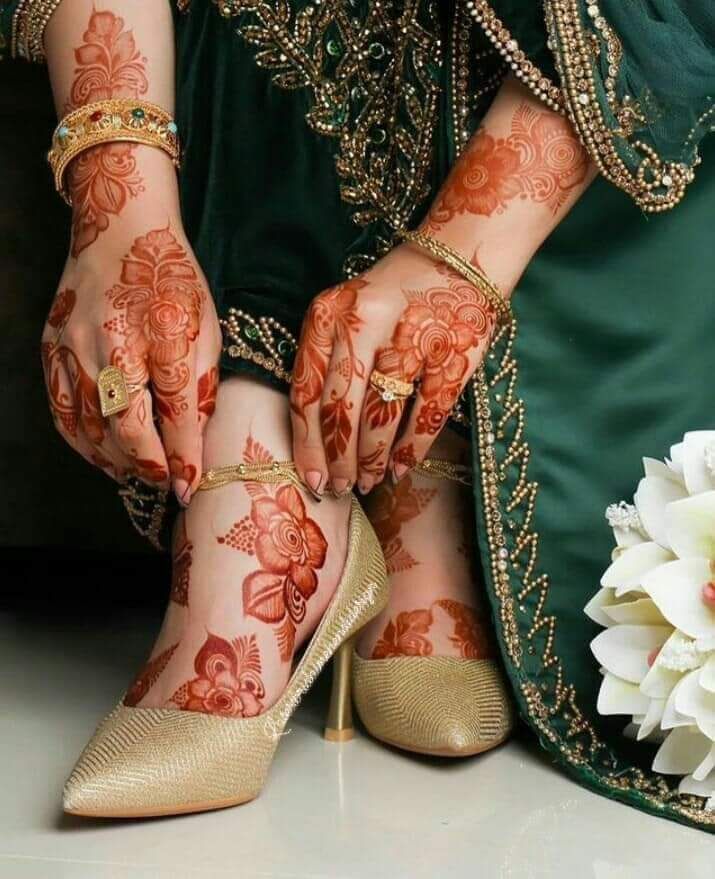 Foot Mehndi Styling