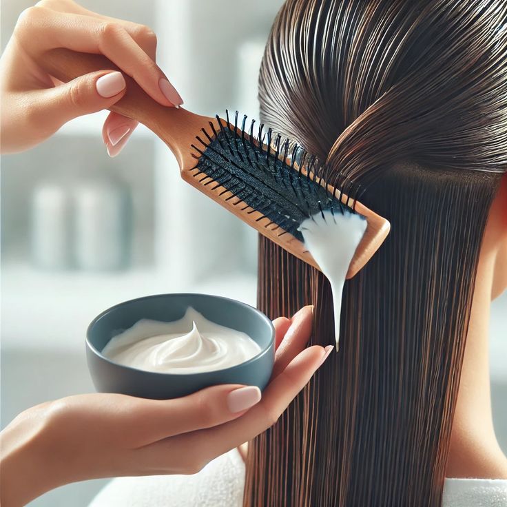 Yogurt mask hair