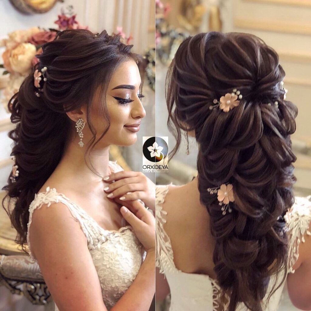 Braided updo style​