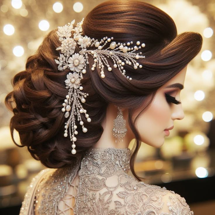 Braided bridal bun​