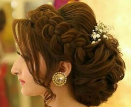 Stylish Bun Hairstyle with Braids and Twists