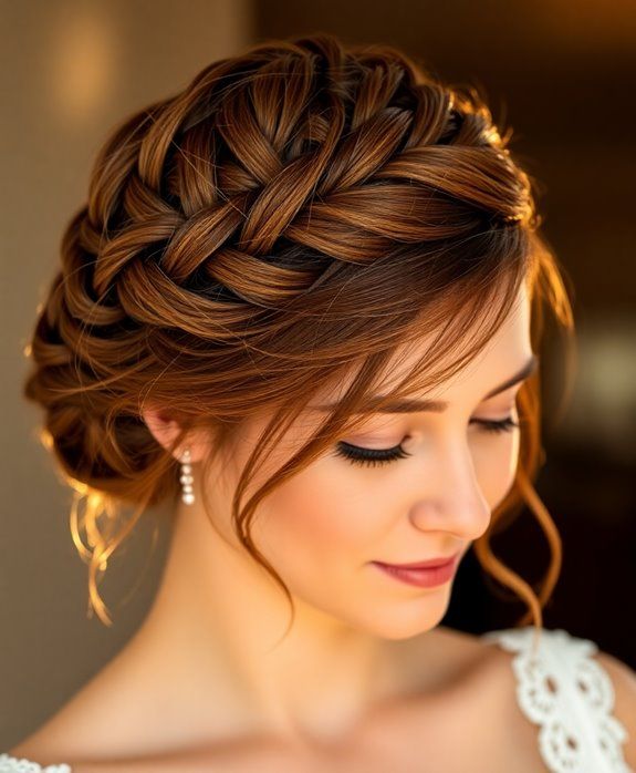 Bun Hairdos for Brides and Bridesmaids