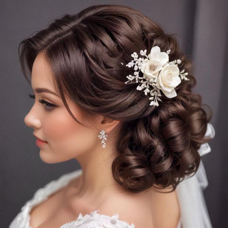 The classic bridal bun​