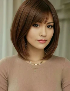 Trendy Bob Hairstyles with Bangs for Modern Women