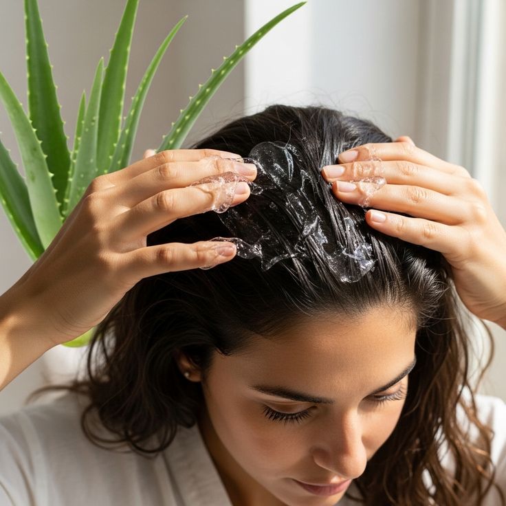 Best Home Remedies for Dandruff Control 1 Aloe Vera Gel Scalp Support​