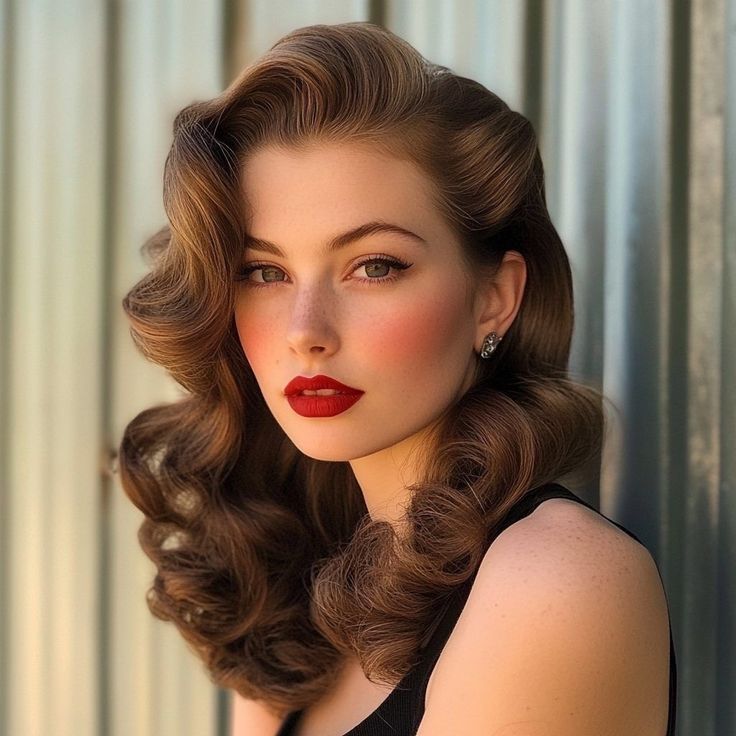 Bold, tight ringlet look​
