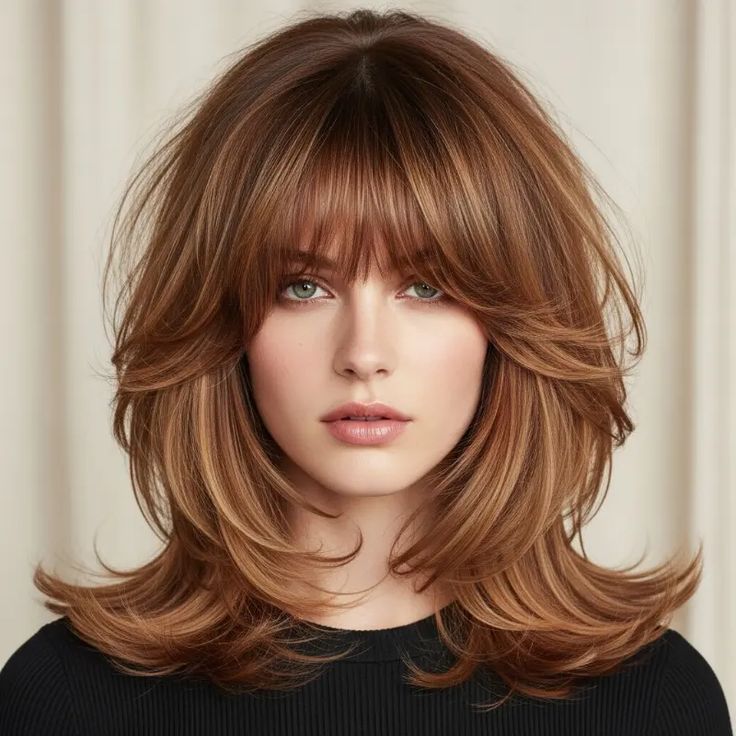 Trendy Medium Hairstyles with Highlights and Color 3 Medium Hair with Color