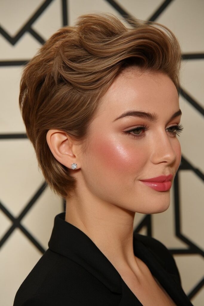 Bold pixie style