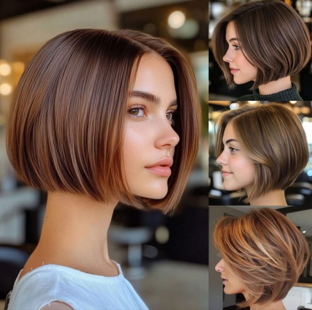 Classic bob cut