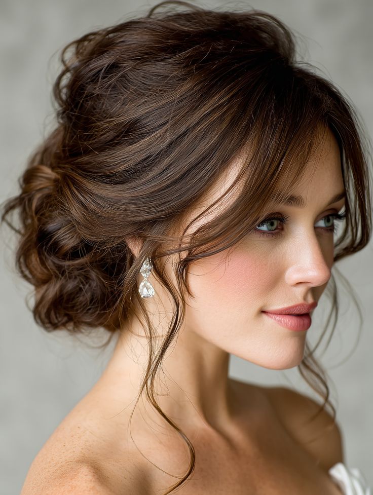 Soft Glam Loose Updo