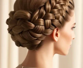 Updo Hairstyles with Braids for Trendy Looks