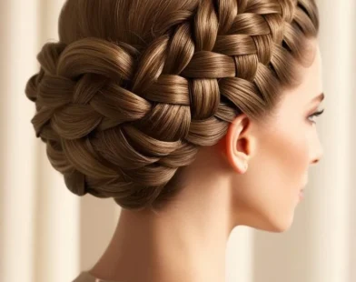Updo Hairstyles with Braids for Trendy Looks