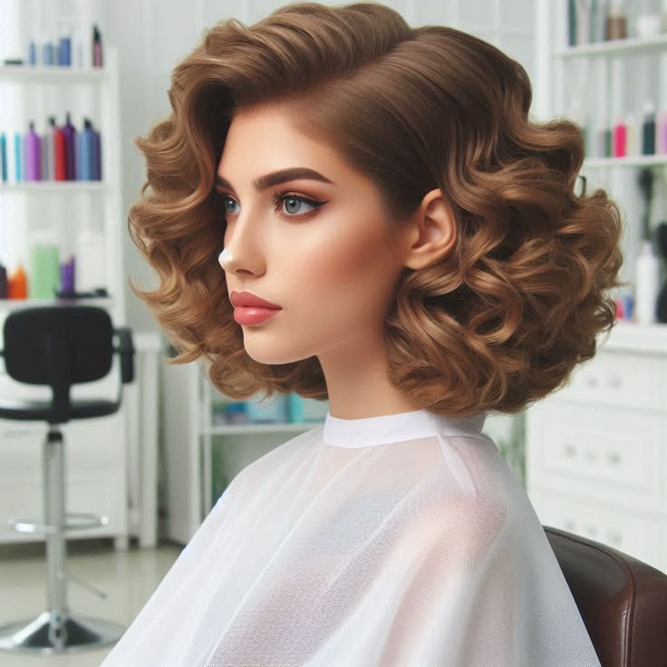 Round-faced curly ideas​