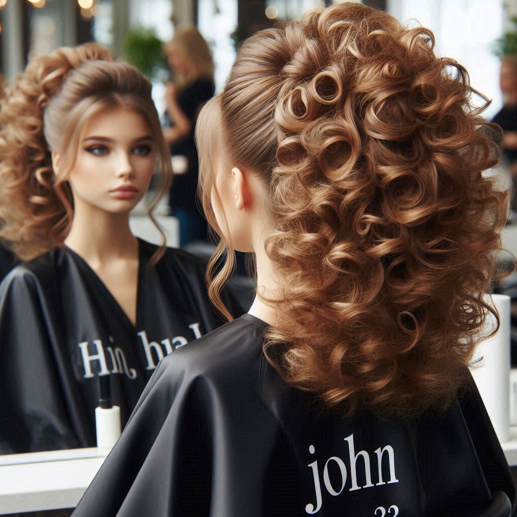 Curly styles for oval faces​