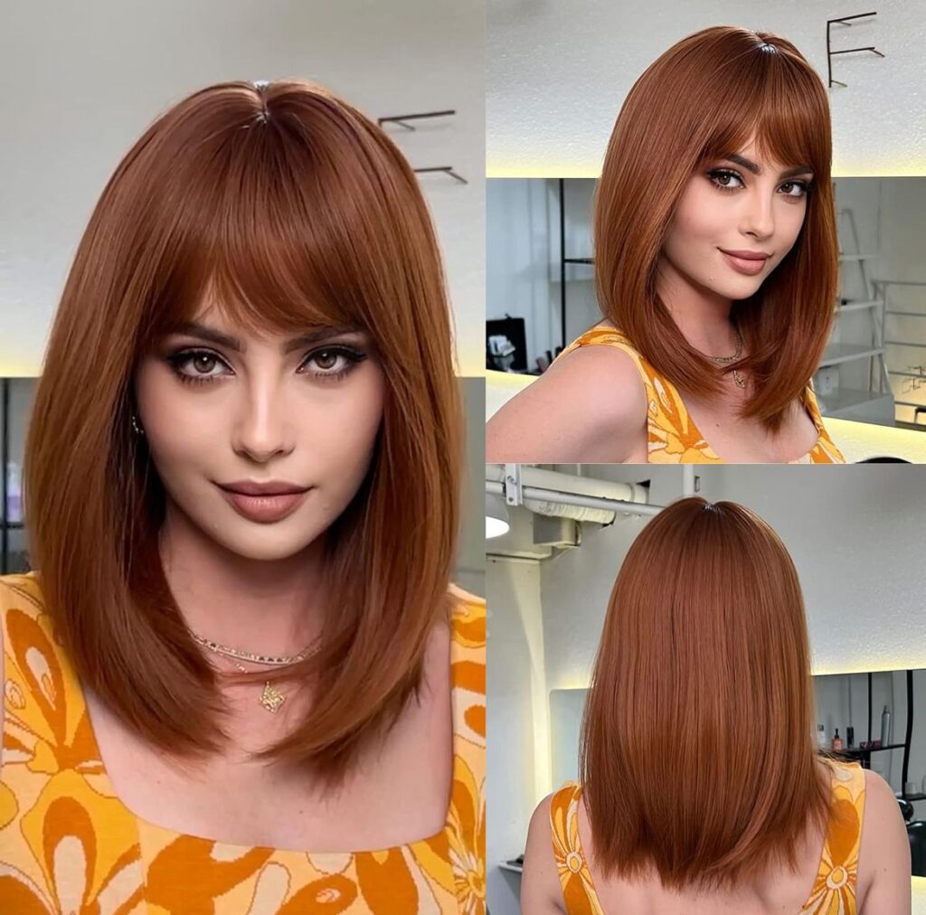 Trendy Medium Hairstyles with Highlights and Color 4 Stylish Medium Cuts